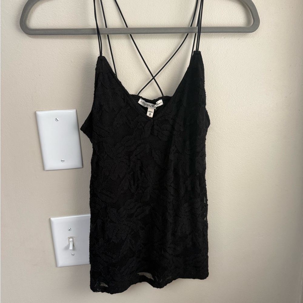Express Black Lace Camisole Top